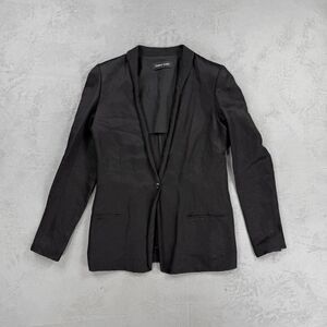 Damir Doma Black  Blazer Blazer w/ Rolled Lapel Fits Women's Small